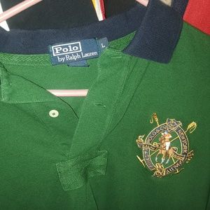 Green Ralph Lauren polo shirt